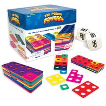 Jogo de Tabuleiro Junior Learning Ten Frame Towers com Letras Magnéticas
