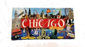 Jogo de tabuleiro Late for the Sky Chicago-Opoly para 2 a 6 jogadores Jogo de tabuleiro Late for the Sky Chicago-Opoly para 2 a 6 jogadores