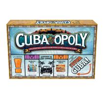 Jogo de tabuleiro Late for the Sky Cuba-Opoly para a família temática