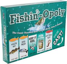 Jogo de tabuleiro Late for the Sky Fishin'-Opoly para 2 a 6 jogadores