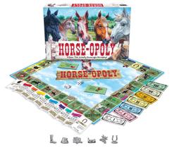 Jogo de tabuleiro Late for the Sky Horse-Opoly para 2 a 6 jogadores a partir de 8 anos Jogo de tabuleiro Late for the Sky Horse-Opoly para 2 a 6 jogadores a partir de 8 anos