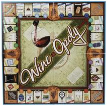 Jogo de tabuleiro Late for the Sky Wine-Opoly Monopoly para 2 a 6 jogadores