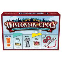 Jogo de tabuleiro Late for the Sky Wisconsin-opoly 2-6 jogadores