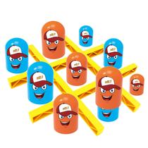 Jogo de tabuleiro lewabov New Tic Tac Toe Strategy Kids 3-8 Years Jogo de tabuleiro lewabov New Tic Tac Toe Strategy Kids 3-8 Years