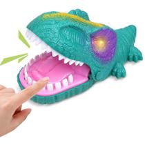 Jogo de tabuleiro Liberty Imports Snappy Dinosaur Dentist com LED Jogo de tabuleiro Liberty Imports Snappy Dinosaur Dentist com LED