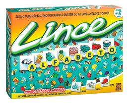 Jogo De Tabuleiro Lince Alfabeto Grow - 3448 Jogo De Tabuleiro Lince Alfabeto Grow - 3448
