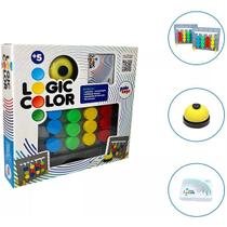 Jogo de Tabuleiro Logic Color Brinquedo Educativo Pakitoys