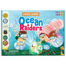 Jogo de tabuleiro Logic Roots Ocean Raiders Number 5-7 Years