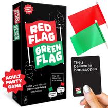 Jogo de tabuleiro Lucky Egg Red Flag Green Flag com 230 cartas para adultos