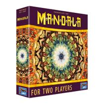 Jogo de tabuleiro Mandala Lookout Games desafiando 2 jogadores