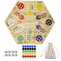 Jogo de tabuleiro Marble Game Wahoo MUCITAGF original de 16 polegadas