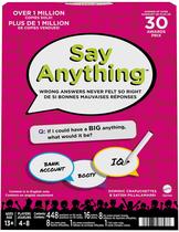 Jogo de tabuleiro Mattel Say Anything para adolescentes e adultos com mais de 13 anos