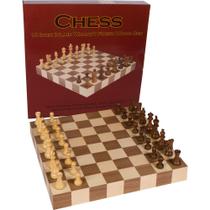 Jogo de Tabuleiro Melhor Conjunto de Xadrez Athena Torneio 46 cm em Madeira