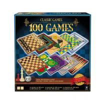 Jogo de Tabuleiro Merchant Ambassador Classic Games - 100 Jogos