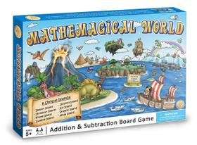 Jogo de tabuleiro Mind Inventions Mathemagical World Addition & Subtraction