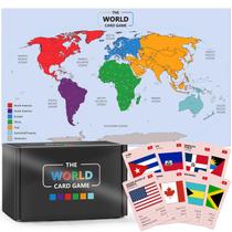 Jogo de Tabuleiro Mini Block Craft Cartas com Bandeiras do Mundo Jogo de Tabuleiro Mini Block Craft Cartas com Bandeiras do Mundo