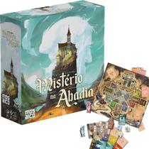 Jogo De Tabuleiro Mistério Na Abadia Investigue Com Logica Lançamento Mosaico Board Game