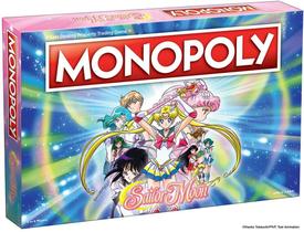 Jogo de tabuleiro monopólio sailor moon Baseado no Popular Anime TV Show Personal Sailor Moon Tokens, Money and Game Board Mercadoria oficial licenciada da Lua do Marinheiro - USAOPOLY