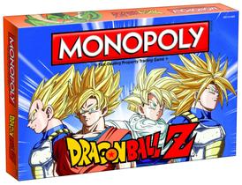 Jogo de Tabuleiro MONOPOLY Dragon Ball Z Recruit Goku Vegeta Gohan