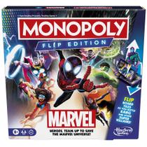 Jogo de tabuleiro Monopoly Flip Edition Marvel 8+ Years