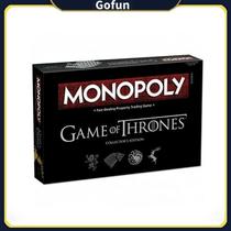 Jogo de tabuleiro Monopoly Game of Thrones para festa familiar de 2 a 6 jogadores Jogo de tabuleiro Monopoly Game of Thrones para festa familiar de 2 a 6 jogadores