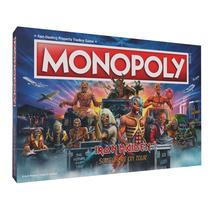 Jogo de Tabuleiro Monopoly Iron Maiden - Edição USAOPOLY com 6 Fichas