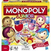 Jogo de tabuleiro Monopoly Junior Party com Cupcake Movers para crianças