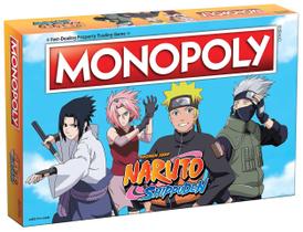 Jogo de Tabuleiro Monopoly Naruto - Edição Colecionável USAOPOLY