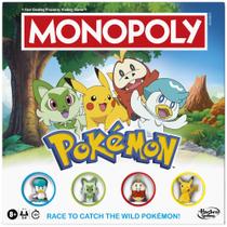 Jogo de Tabuleiro Monopoly Pokémon - Edição para 2 a 4 Jogadores (8+ anos)