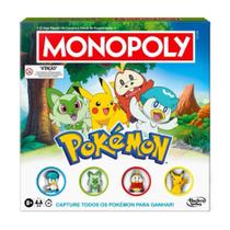 Jogo de Tabuleiro - Monopoly Pokémon - Hasbro Gaming