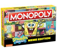 Jogo de tabuleiro Monopoly Spongebob Squarepants Meme Edition