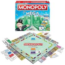 Jogo de tabuleiro Monopoly The Mega Edition Winning Moves Games Jogo de tabuleiro Monopoly The Mega Edition Winning Moves Games