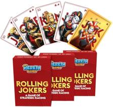 Jogo de tabuleiro Nerkin Games Rolling Jokers com cartas impressionantes Jogo de tabuleiro Nerkin Games Rolling Jokers com cartas impressionantes