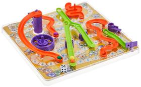 Jogo de Tabuleiro New Entertainment 3D Cobras e Escadas 33x33x6 cm
