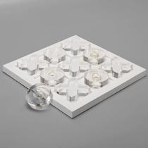 Jogo de tabuleiro NIKKY HOME Mesa de café acrílica Tic Tac Toe Wood Jogo de tabuleiro NIKKY HOME Mesa de café acrílica Tic Tac Toe Wood