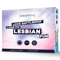 Jogo de tabuleiro OpenMity Love Battleship para casais lésbicos