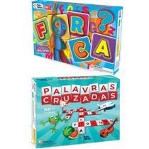 Jogo de Tabuleiro Palavras Cruzadas + Forca - Pais e Filhos