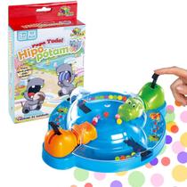 Jogo de Tabuleiro Papa Tudo Hipopótamo Brinquedo Infantil