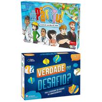 Jogo de Tabuleiro Parecido com Jogo da Vida Partiu + Verdade ou Desafio Peguntas e Resposta