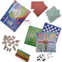 Jogo de tabuleiro Passatempo 6 em 1 Dama ludo bingo Xalingo Jogo de tabuleiro Passatempo 6 em 1 Dama ludo bingo Xalingo