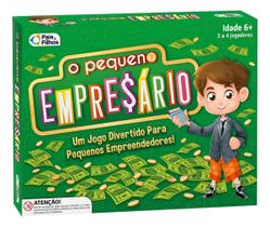 Jogo de Tabuleiro Pequeno Empresário Educativo Infantil Brinquedo para Criança Empreender Estimula Aprendizado Educação Financeira Gestão Presente Jogo de Tabuleiro Pequeno Empresário Educativo Infantil Brinquedo para Criança Empreender Estimula Aprendizado Educação Financeira Gestão Presente