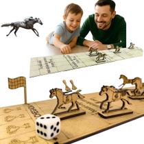 Jogo De Tabuleiro Pista De Corrida De Cavalos Divertido Para Crianças Família Amigos Pista 96 cm Jogo De Tabuleiro Pista De Corrida De Cavalos Divertido Para Crianças Família Amigos Pista 96 cm