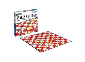 Jogo de tabuleiro Playmaker Snakes and Ladders 20cm Compact Jogo de tabuleiro Playmaker Snakes and Ladders 20cm Compact