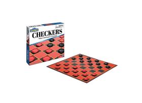 Jogo de tabuleiro Playmaker Toys Checkers, conjunto portátil de 20 cm Jogo de tabuleiro Playmaker Toys Checkers, conjunto portátil de 20 cm