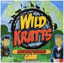 Jogo de tabuleiro Pressman Wild Kratts Race Around the World 5+