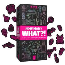 Jogo de tabuleiro Quantos o quê! Comparações absurdas de 3 a 8 jogadores