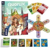 Jogo De Tabuleiro Quorum Batalha Estrategica De Civilizações E Províncias Império Romano Board Game Lançamento Devir
