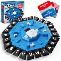 Jogo de tabuleiro Resflycheng Word Game com temporizador digital azul