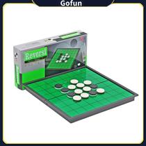 Jogo de tabuleiro Reversi Othello Tabuleiro dobrável com ímãs para 2