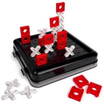 Jogo de tabuleiro rokt&razo 3D Tic Tac Toe Travel Pack para crianças e adultos